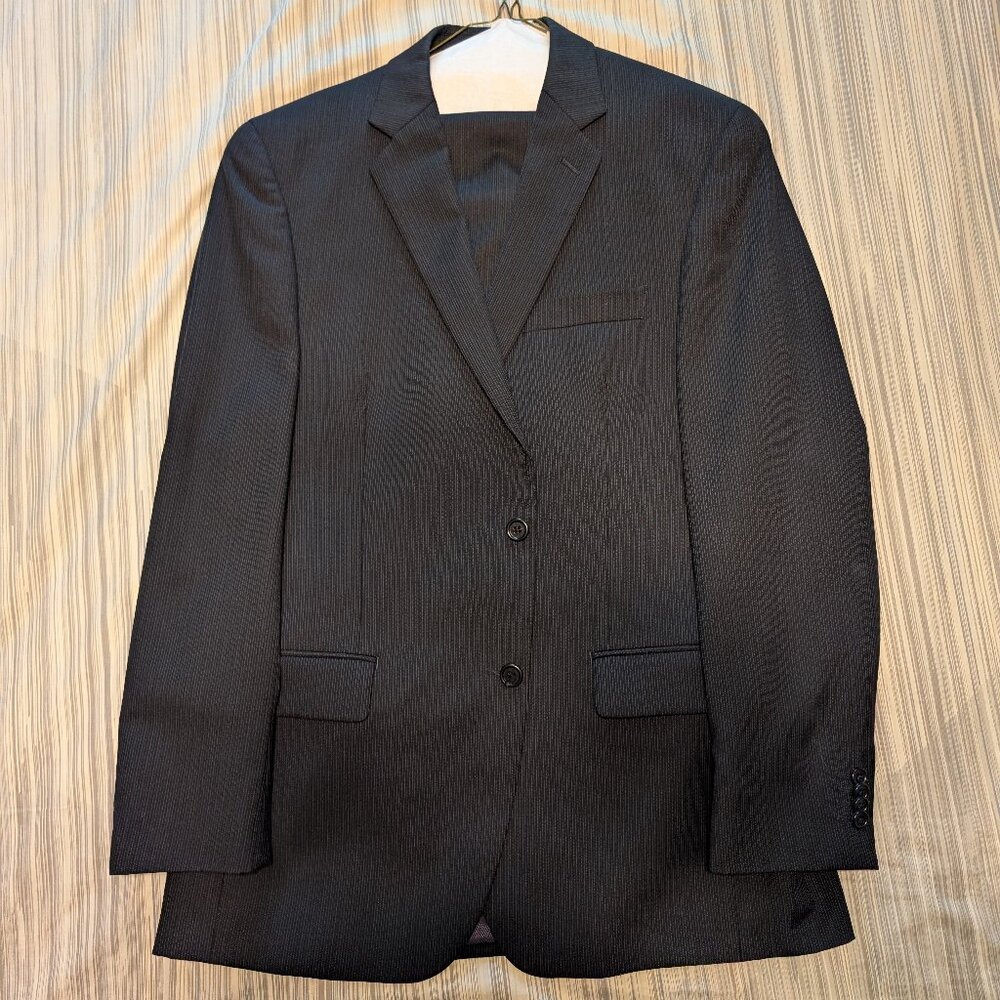 Alfani 'Red' Dark Blue Suit